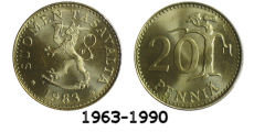 20p 1963 – 1990